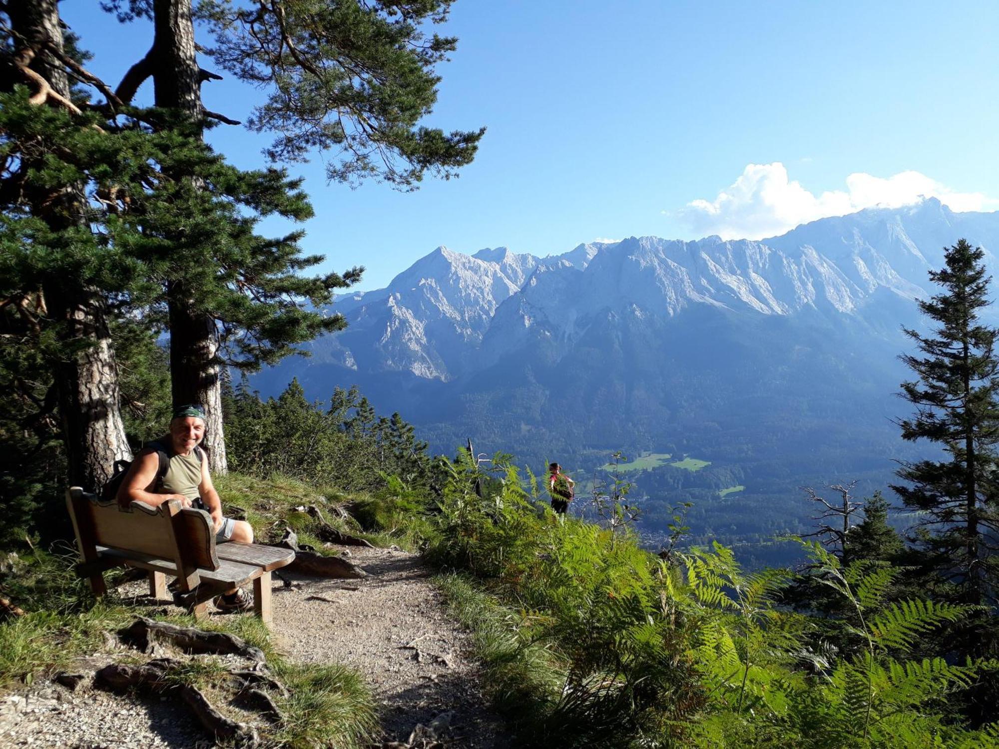 Ferienwohnung Panorama im Gästehaus Bergfrieden Bayersoien Exterior foto