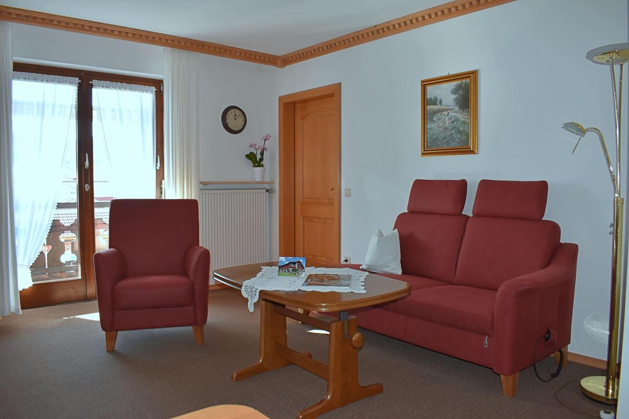 Ferienwohnung Panorama im Gästehaus Bergfrieden Bayersoien Exterior foto